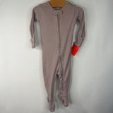 Size 6-9m: L'oved Baby Faded Pink 1pc Footy PJs