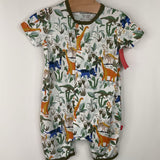 Size 3-6m: Magnetic Me White Dinosaur 1pc PJs