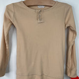 Size 3: Jamie Kay Peach Ribbed 2pc Set