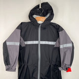 Size 6-7: Oaki Black/Grey Zip-Up Rain Suit