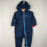 Size 6m: Nike Blue Zip-Up Romper