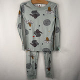 Size 5 (110): Hanna Andersson Blue Star Wars Print 2pc PJs