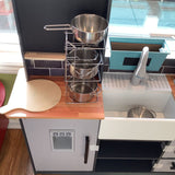 Kidkraft Wooden Farm To Table Play Kitchen w/Assorted Pots & Pans (retails $219)