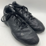 Size 5Y: Adidas Predator Black Lace-Up Indoor Soccer Cleats