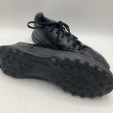 Size 5Y: Adidas Predator Black Lace-Up Indoor Soccer Cleats