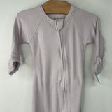 Size 0-3m: Goumi Creme 1pc Footy PJs