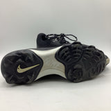 Size 8.5Y: Nike Black Lace Up Outdoor Soccer Cleats