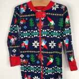 Size 3 (90): Hanna Andersson Navy Elf Holiday 1pc PJs