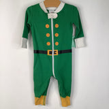 Size 6-9m (60): Hanna Andersson Elf Print 1pc PJs