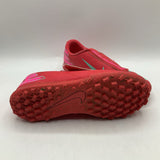 Size 11: Nike Pink/Blue Velcro Outdoor Soccer Cleats