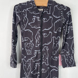 Size 3-6m (60): Hanna Andersson Grey Bear Print 1pc PJs