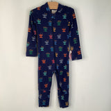 Size 3-6m (60): Hanna Andersson Blue Menorah Print 1pc PJs