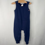 Size 3 (90): Hanna Andersson Blue Cozy Tank Romper