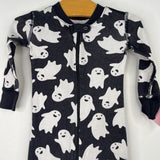 Size 18-24m: Hanna Anderson Black/White Ghost Print 1pc PJs