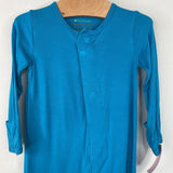 Size 0-3m: Magnetic Me Blue 1pc Footy PJs