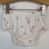 Size 6-9m: Rabbit + Bear Pink/White Long Sleeve Onesie