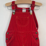 Size 3 (90): Hanna Andersson Red Corduroy Overalls