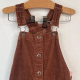 Size 7: Osk Kohs B'Gosh Brown Corduroy Overall Dress