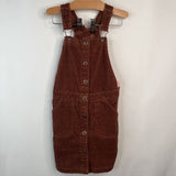 Size 7: Osk Kohs B'Gosh Brown Corduroy Overall Dress