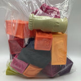 2 Gallon Bag Of Assorted Soft Building Blocks