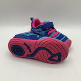 Size 5.5: Pedi Ped Blue/Pink Velcro Strap Sneakers