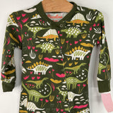 Size 18-24m: Piccolina Green Dinosaur Print 1pc PJs