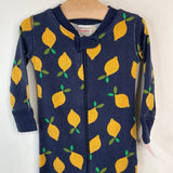 Size 12-18m (75): Hanna Andersson Blue Lemon Print 1pc PJs