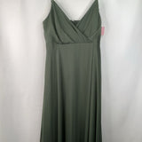Size XL: Birdy Grey Green Maternity Bridesmaid Tank Dress (Retails $100+)