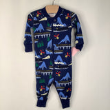 Size 3-6m (60): Hanna Andersson Blue Polar Express Holiday 1pc PJs