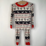 Size 4 (100): Hanna Andersson White/Black Nightmare Before Christmas 2pc PJs