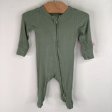 Size P: Carter's Green Footy PJs