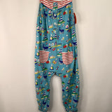 Size 2-3: Baby Boden Blue Beach Print Tank Romper