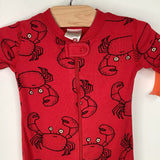Size 2 (85): Hanna Andersson Red Crab 1pc Shorty PJs
