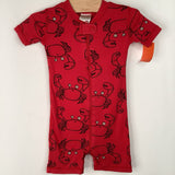 Size 2 (85): Hanna Andersson Red Crab 1pc Shorty PJs