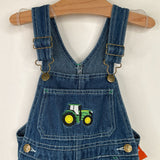 Size 4: John Deere Tractor Denim Overalls