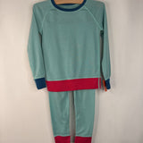 Size 3-4: Mountain Wearhouse Green/Blue Merino Wool Base Layer Set REDUCED