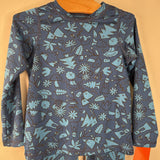 Size 3 REI Navy/Blue Forest Base Layer Set