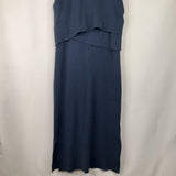 Size S: Ripe Blue Cozy Cap Sleeve Dress