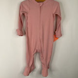 Size 0-3m: Old Navy Pink 1pc Footy PJs