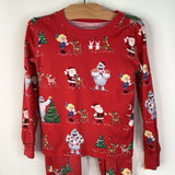 Size 6: Pottery Barn Red Rudolph Print 2pc PJs
