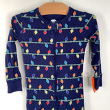 Size 3: Old Navy Blue Holiday Lights 1pc PJs
