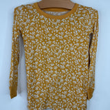 Size 2: Little Sleepies Yellow/White Floral 2pc PJs