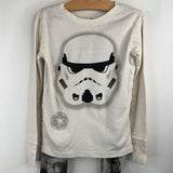 Size 8: Gap White Storm Trooper 2pc PJs