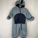 Size 3-6m: Columbia Blue 3-in-1 Rain Suit