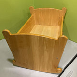 Wooden Baby Doll Rocking Crib
