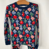 Size 6 (120): Hanna Andersson Ornament Holiday Long Sleeve 2pc Pj
