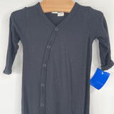 Size 0-3m Kyte Black Long Sleeve Nighty