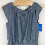 Size 3: Tea Blue Short Sleeve Shorty Romper