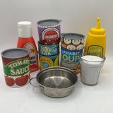 2 Gallon Bag Of Assorted Melissa & Doug Play Food & Utensils