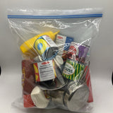 2 Gallon Bag Of Assorted Melissa & Doug Play Food & Utensils